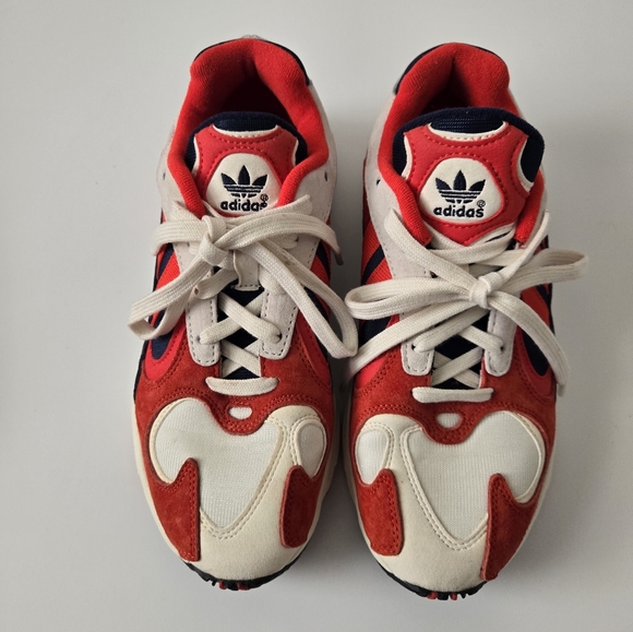 Adidas Yung 1 Goku Chalk White Red Collegiate Navy Sneakers - Picture 2 of 9